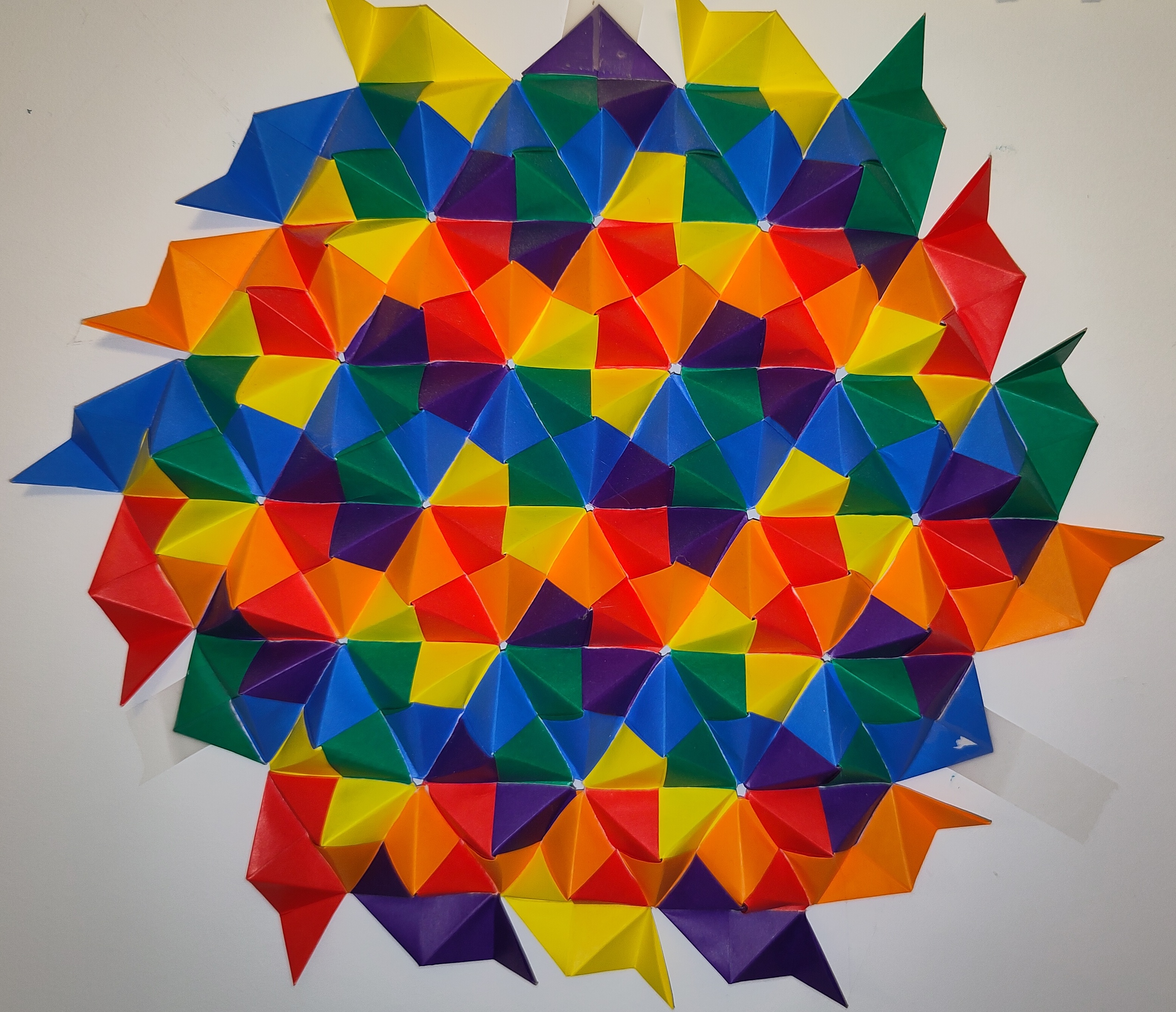 Sonobe unit modular tesselation
